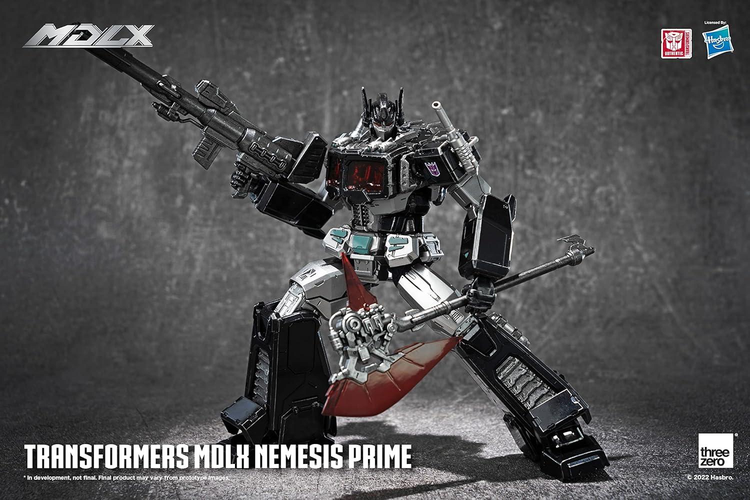 image:imageThreeZero Transformers Nemesis Prime PX MDLX Articulated Figure