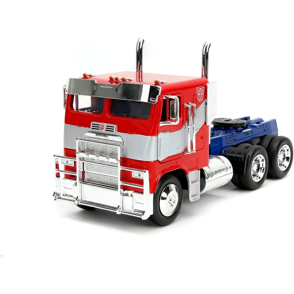 image:imageJada Transformers Rise of The Beast 124 Optimus Prime wRobot On Chassis DieCast Car Toys for Kids and Adults