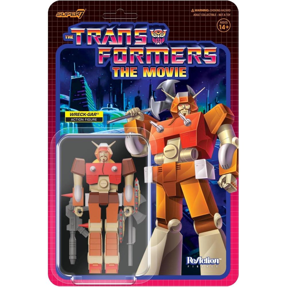 image:imageSuper7 Transformers Bumblebee 375 in Reaction FigureWreckGar
