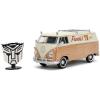 Jada Transformers Rise of The Beast 1:24 Volkswagen Bus Wheeljack w/Robot On Chassis Die-Cast Car, Toys for Kids and Adults