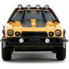 Jada Transformers Rise of The Beast 1:32 1977 Chevy Camaro Bumblebee w/Robot On Chassis Die-Cast Car, Toys for Kids and Adults