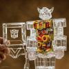 Super7 Super Cyborg Transformers Bumblebee (Clear) – 10″ Transformers Action Figure Classic Cartoon Collectibles and Retro Toys(Super Cyborg – Bumblebee (Clear))