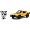 Jada Transformers Rise of The Beast 1:24 1977 Chevy Camaro Bumblebee & Badge Die-Cast Car, Toys for Kids and Adults