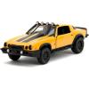Jada Transformers Rise of The Beast 1:32 1977 Chevy Camaro Bumblebee w/Robot On Chassis Die-Cast Car, Toys for Kids and Adults