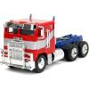 Jada Transformers Rise of The Beast 1:32 Optimus Prime w/Robot On Chassis Die-Cast Car, Toys for Kids and Adults