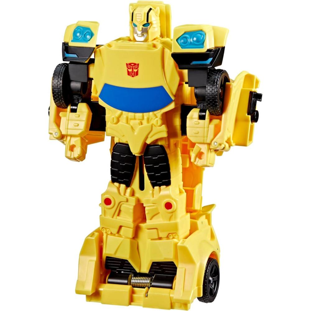 image:imageTransformers Smash Changers Bumblebee Action Figure Changes from Robot Toy to Car Toy Ages 6