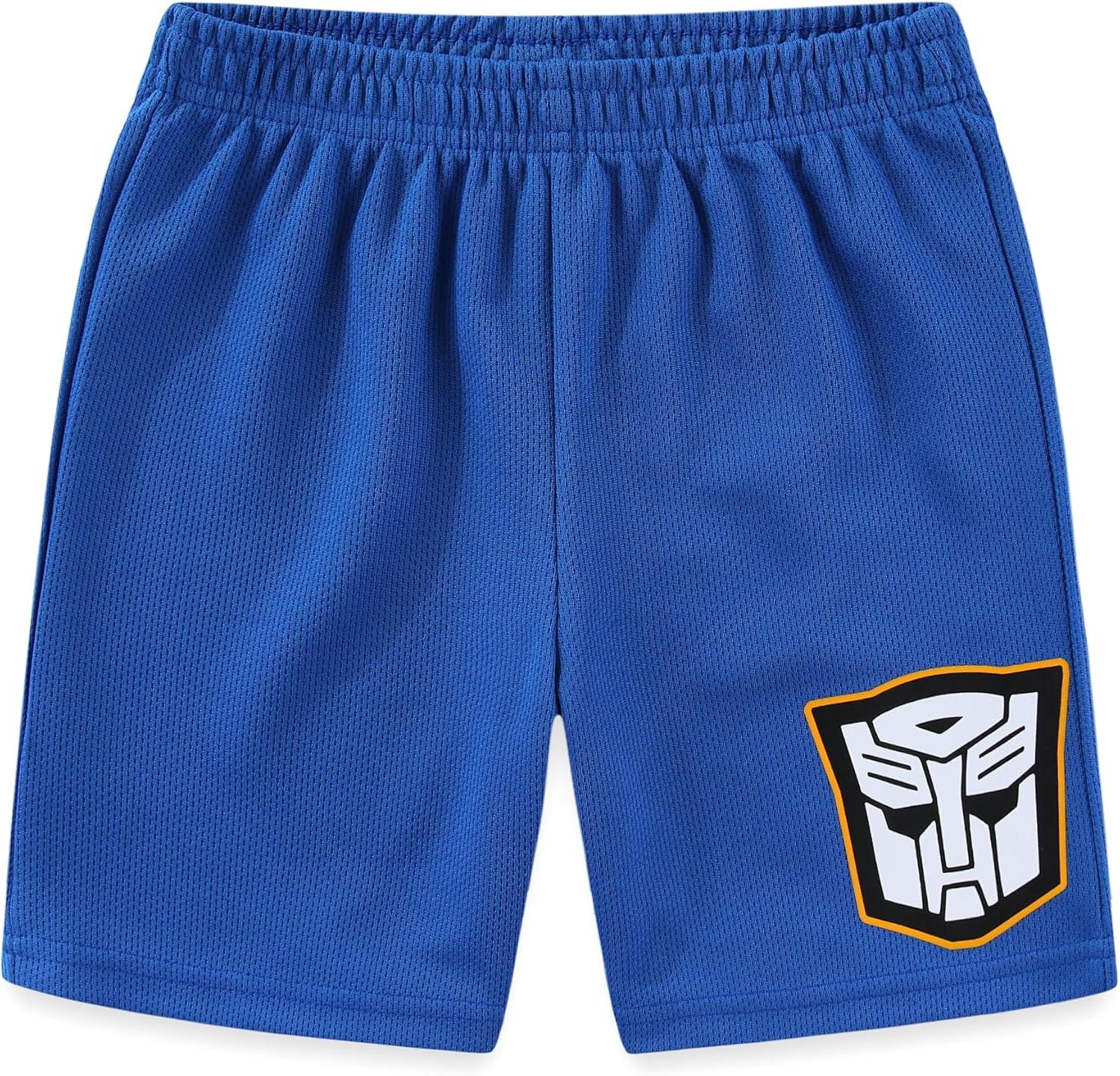 image:imageTRANSFORMERS Boys Jersey Tank Top Shirt and Mesh Short Set for Toddler and Big KidsBlue