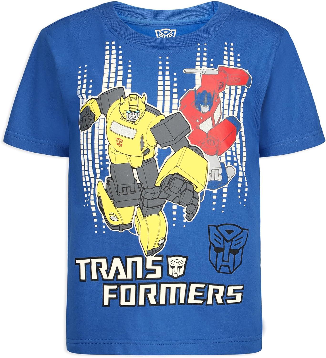image:imageTransformers One Hasbro Boys 4 Pack Short Sleeve TShirt for Toddler and Big KidsRed