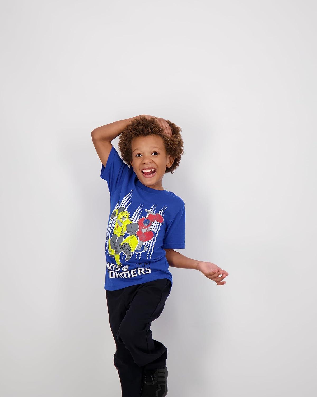 image:imageTransformers One Hasbro Boys 4 Pack Short Sleeve TShirt for Toddler and Big KidsRed