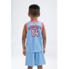 Transformers Athletic Mesh Jersey Tank Top and Basketball Shorts Outfit Set Toddler to Big Kid Sizes (2T – 10-12)(Light Blue)