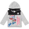 Transformers Optimus Prime Bumblebee Megatron Half Zip Pullover Hoodie Toddler to Big Kid(Gray)