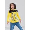 Transformers Optimus Prime Bumblebee Megatron Half Zip Pullover Hoodie Toddler to Big Kid(Yellow)