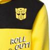 Transformers Optimus Prime Bumblebee Megatron Half Zip Pullover Hoodie Toddler to Big Kid(Yellow)
