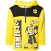 Transformers Optimus Prime Bumblebee Megatron Half Zip Pullover Hoodie Toddler to Big Kid(Yellow)