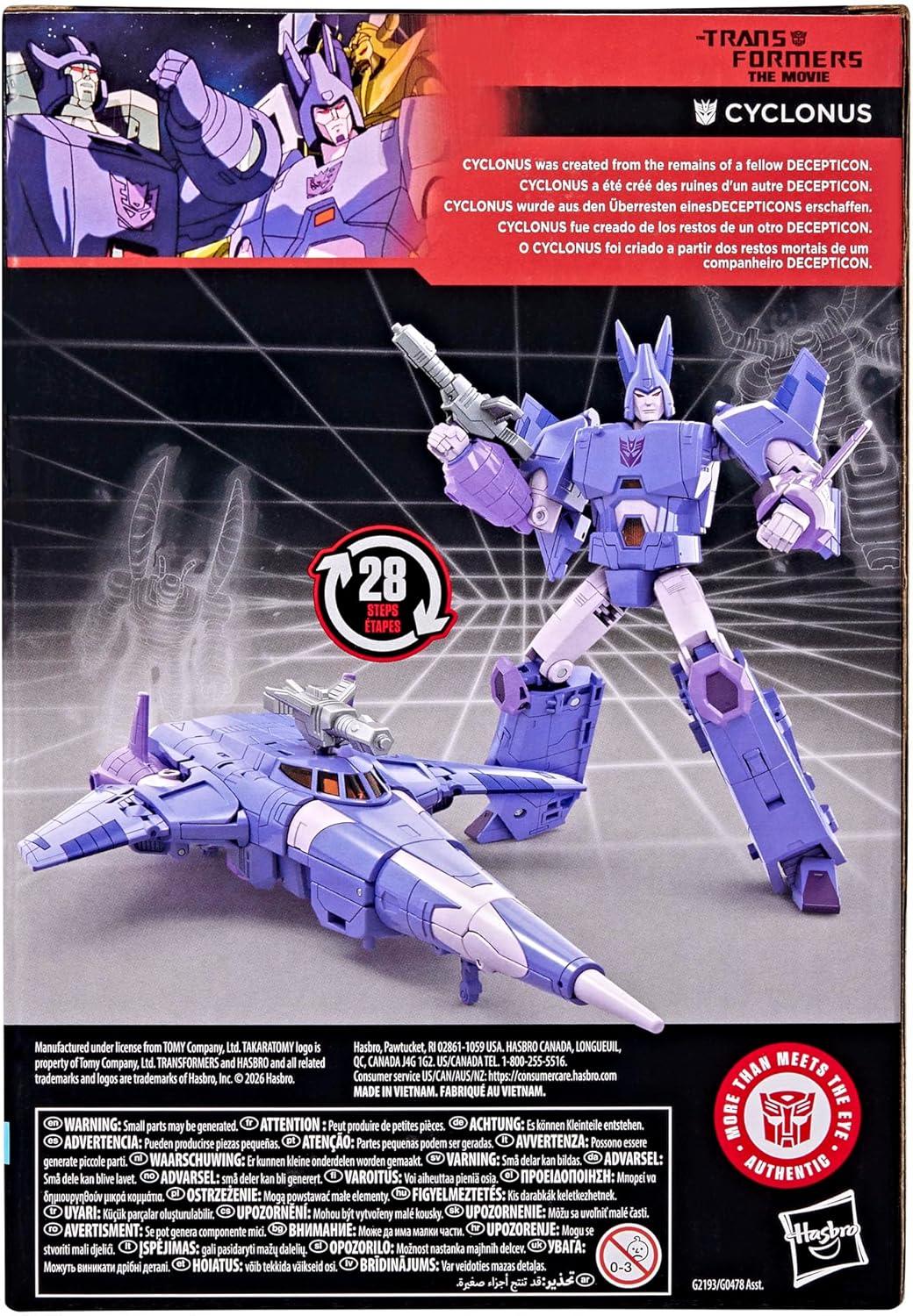 image:imageTransformers Studio Series Cyclonus The The Movie Voyager Class 8Inch Converting Action Figure Robot Toys for 8