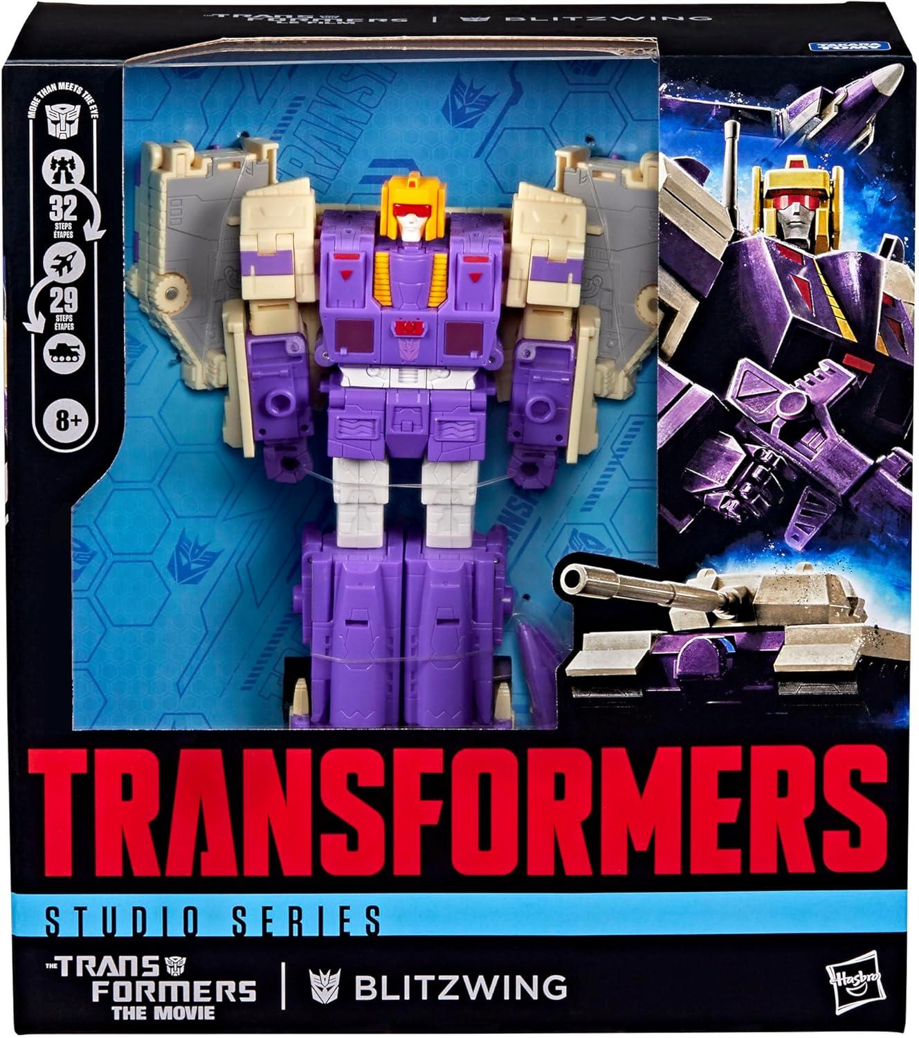 image:imageTransformers Studio Series The The Movie Blitzwing Collectible 3in1 Converting 7inch Leader Class Action Figure 8