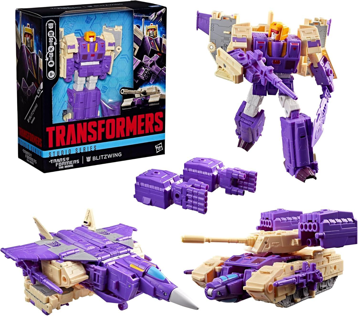 image:imageTransformers Studio Series The The Movie Blitzwing Collectible 3in1 Converting 7inch Leader Class Action Figure 8