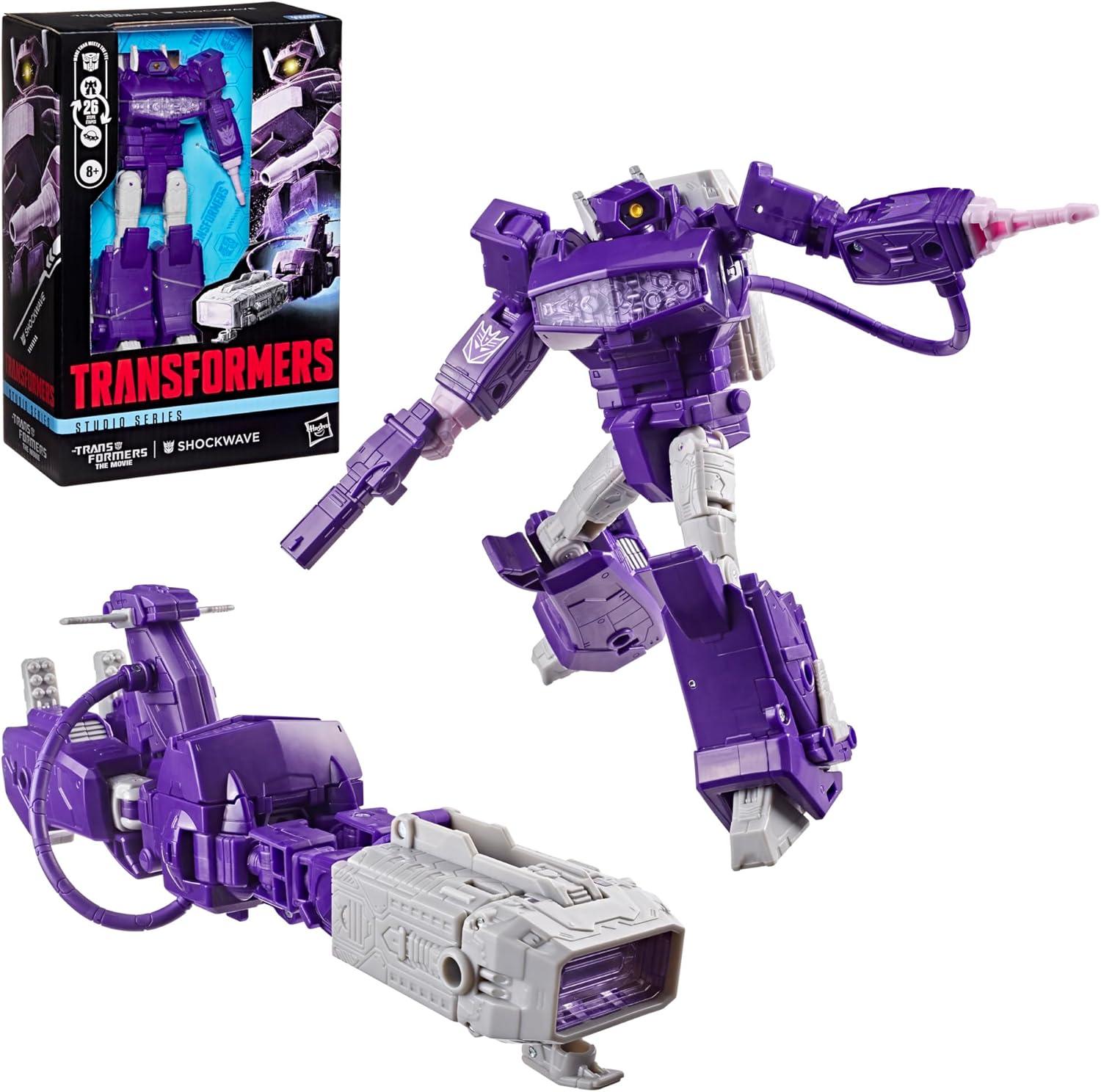 image:imageTransformers Studio Series The The Movie Shockwave Voyager Class 65Inch Converting Action Figure Robot Toys for Ages 8