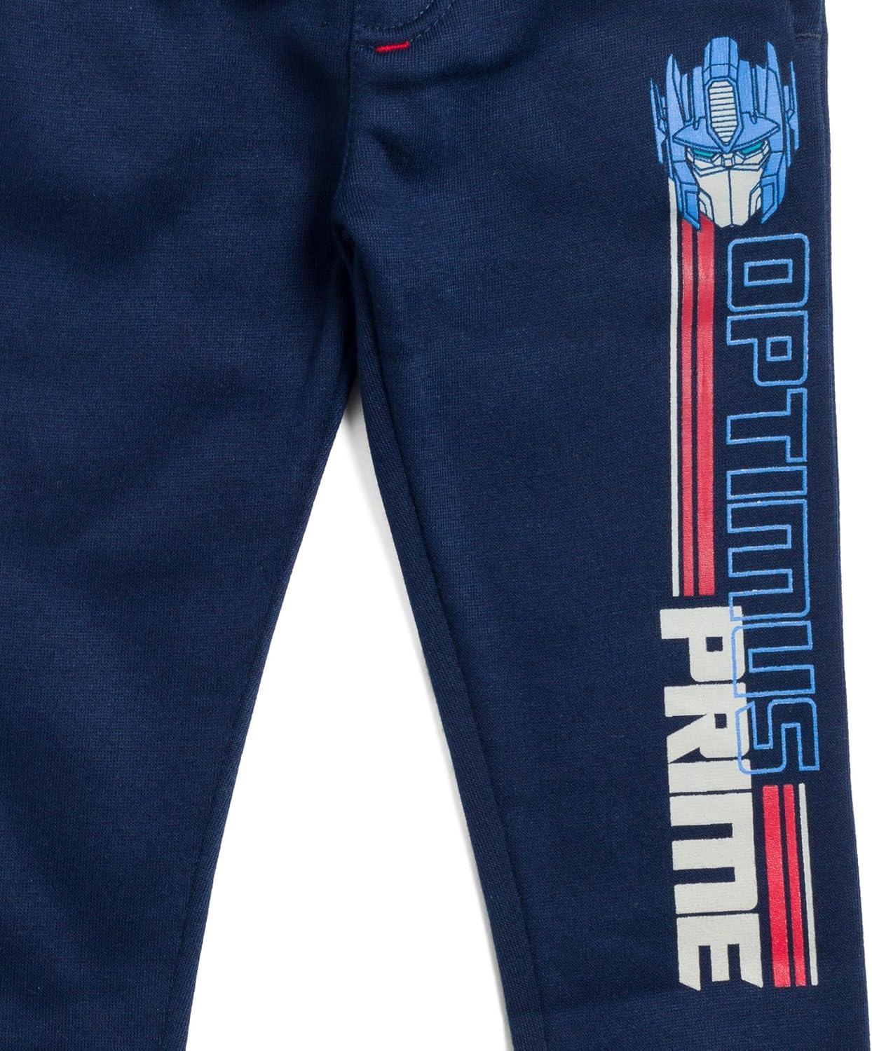 image:imageTransformers Boys Fleece 2Pack Jogger Pants Toddler to Big KidBlue Black
