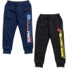 Transformers Boys’ Fleece 2-Pack Jogger Pants Toddler to Big Kid(Blue / Black)