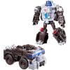 Transformers CYBERWORLD Optimus Primal Cyber Changers 4-Inch Action Figure, Quick Change to Truck Mode, Robot Toys for Boys and Girls 6 and Up
