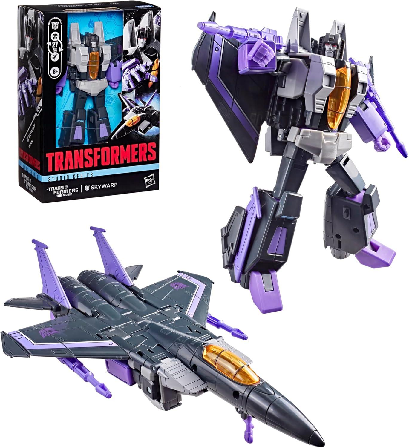 image:imageTransformers Studio Series The The Movie Skywarp Voyager Class 65Inch Converting Action Figure Robot Toys for Ages 8