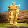 Super 7 Transformers Super7 Reaction Figure – Optimus Prime – Golden Lagoon(RE-TRANW01-ODG-03)