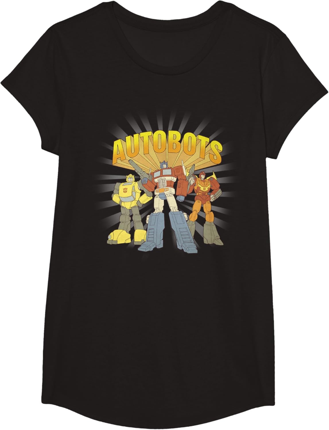 image:imageTransformers Autobots Trio Retro Cartoon Group Shot TShirtBlack