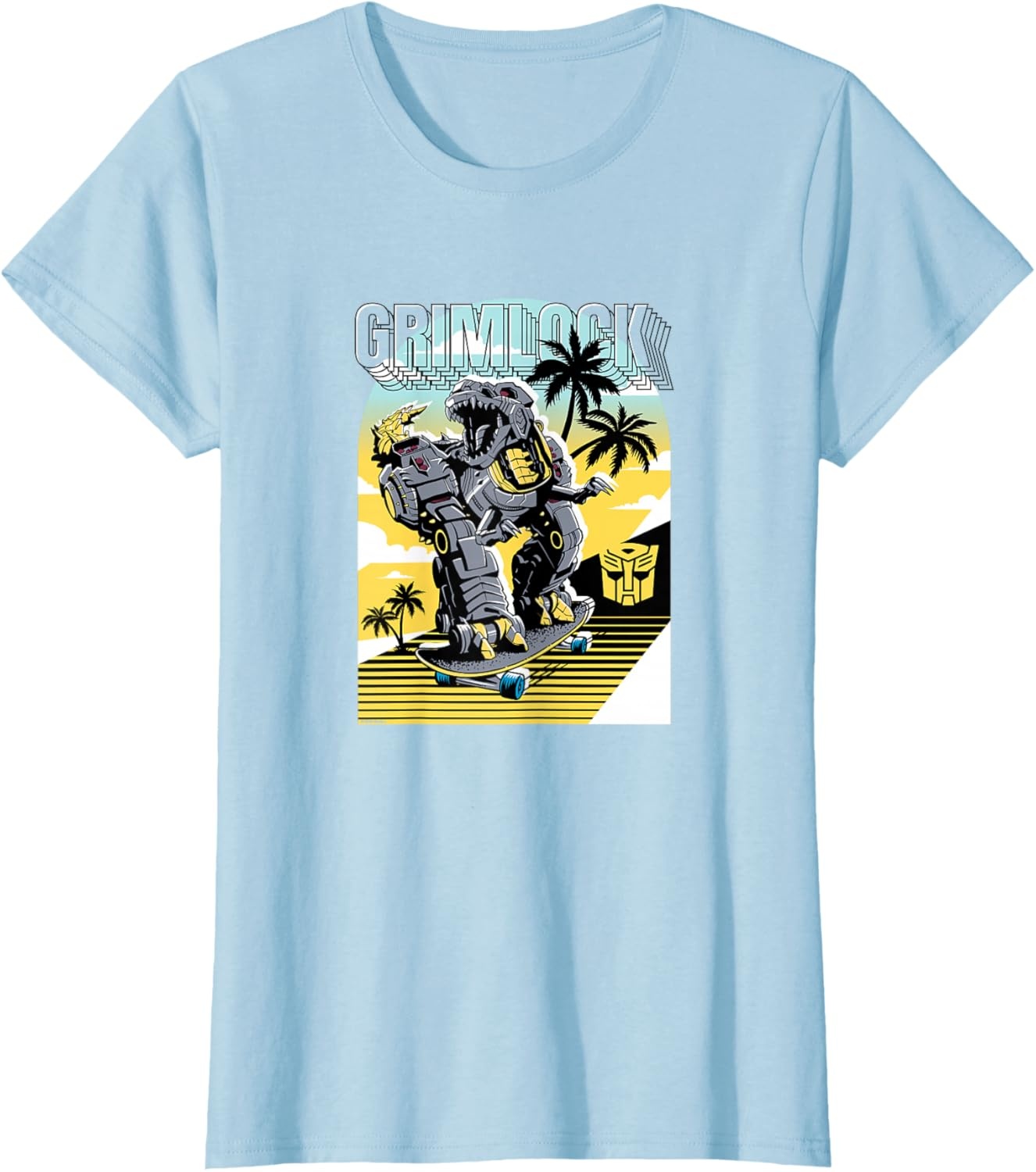 image:imageTransformers Grimlock Skating Portrait TShirtBaby Blue