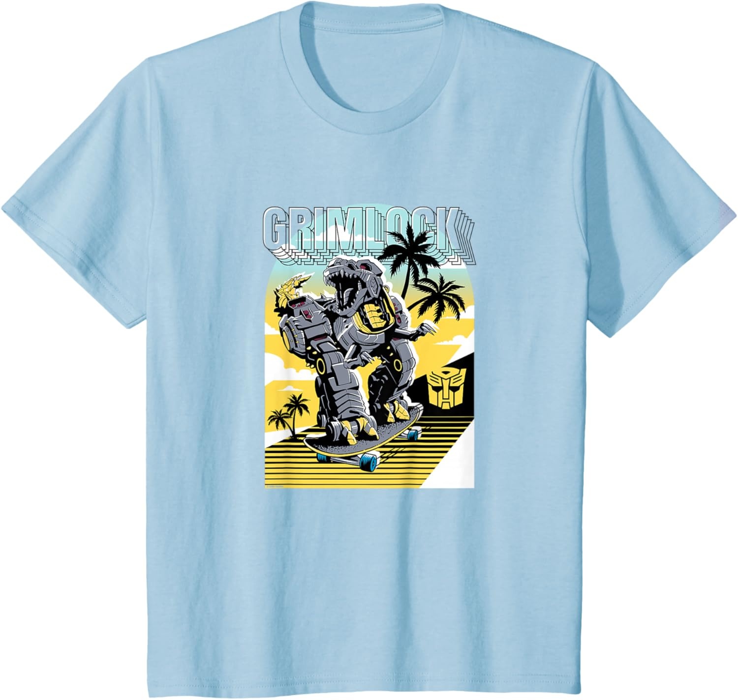 image:imageTransformers Grimlock Skating Portrait TShirtBaby Blue