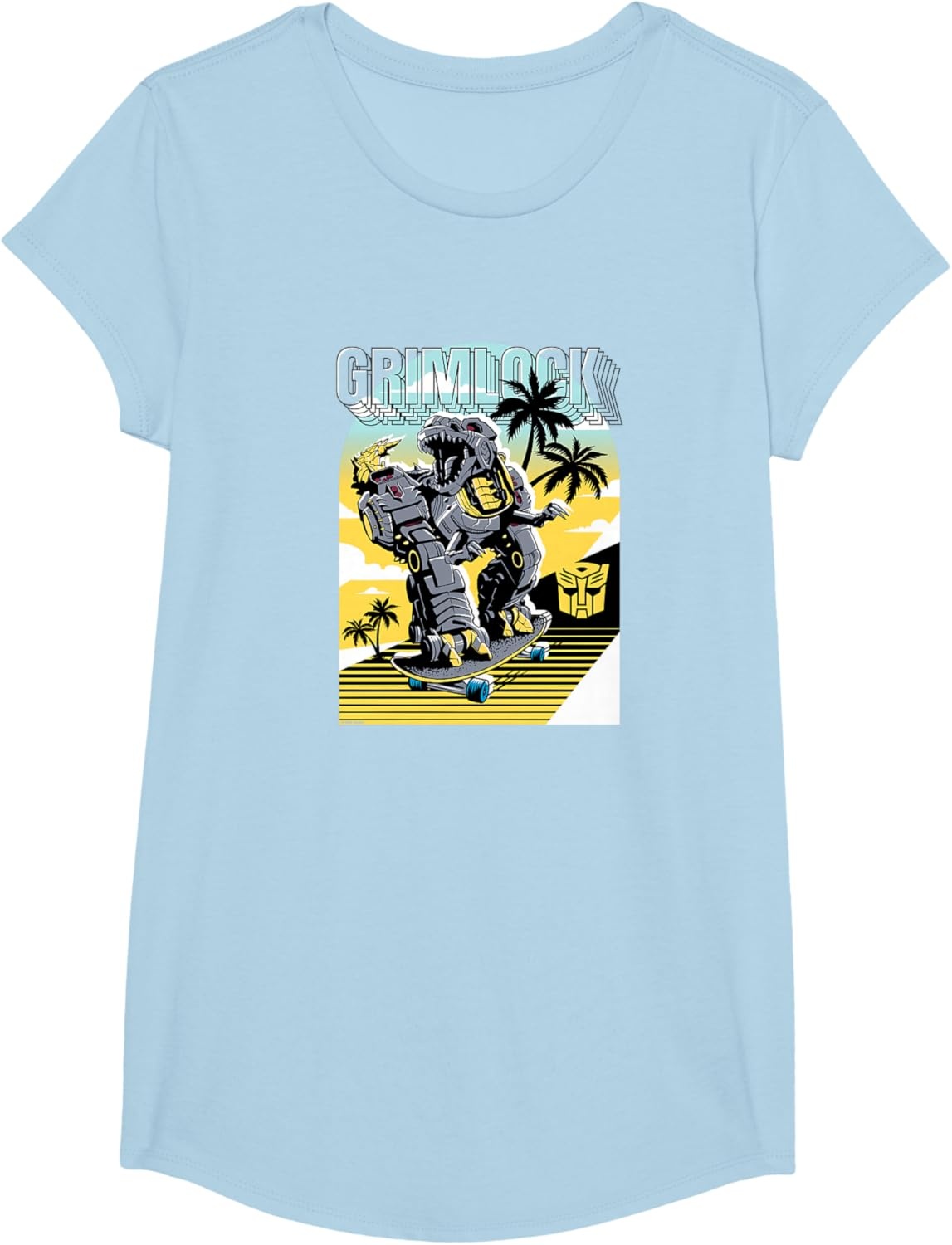 image:imageTransformers Grimlock Skating Portrait TShirtBaby Blue