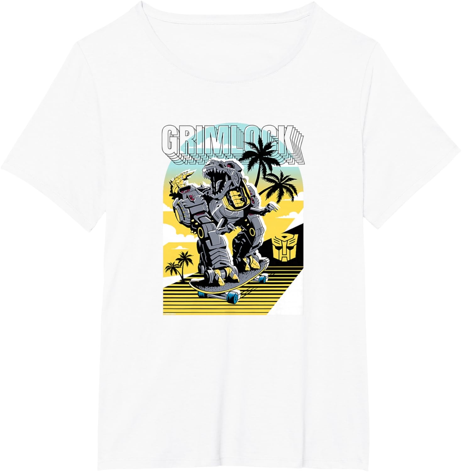 image:imageTransformers Grimlock Skating Portrait TShirtWhite