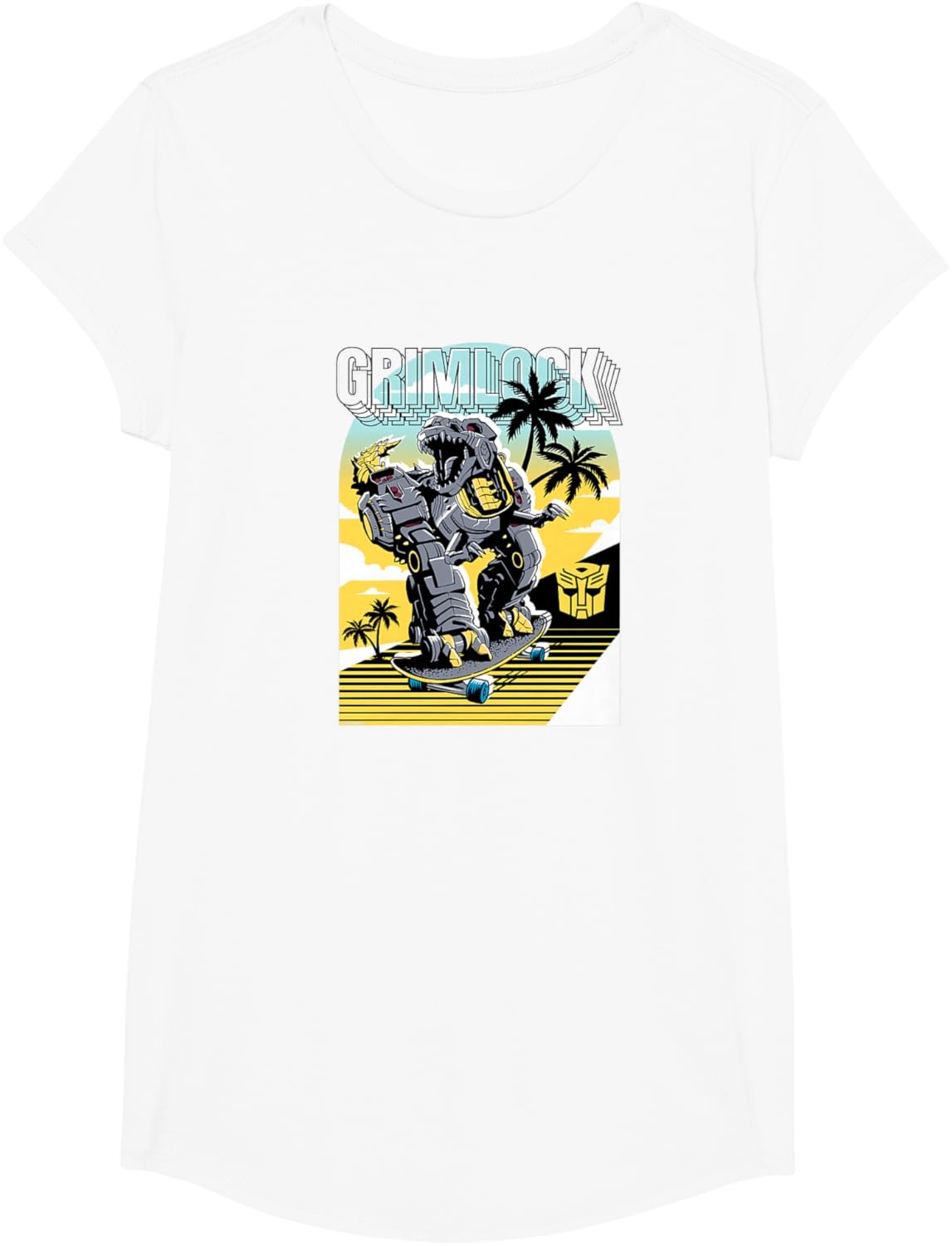 image:imageTransformers Grimlock Skating Portrait TShirtWhite