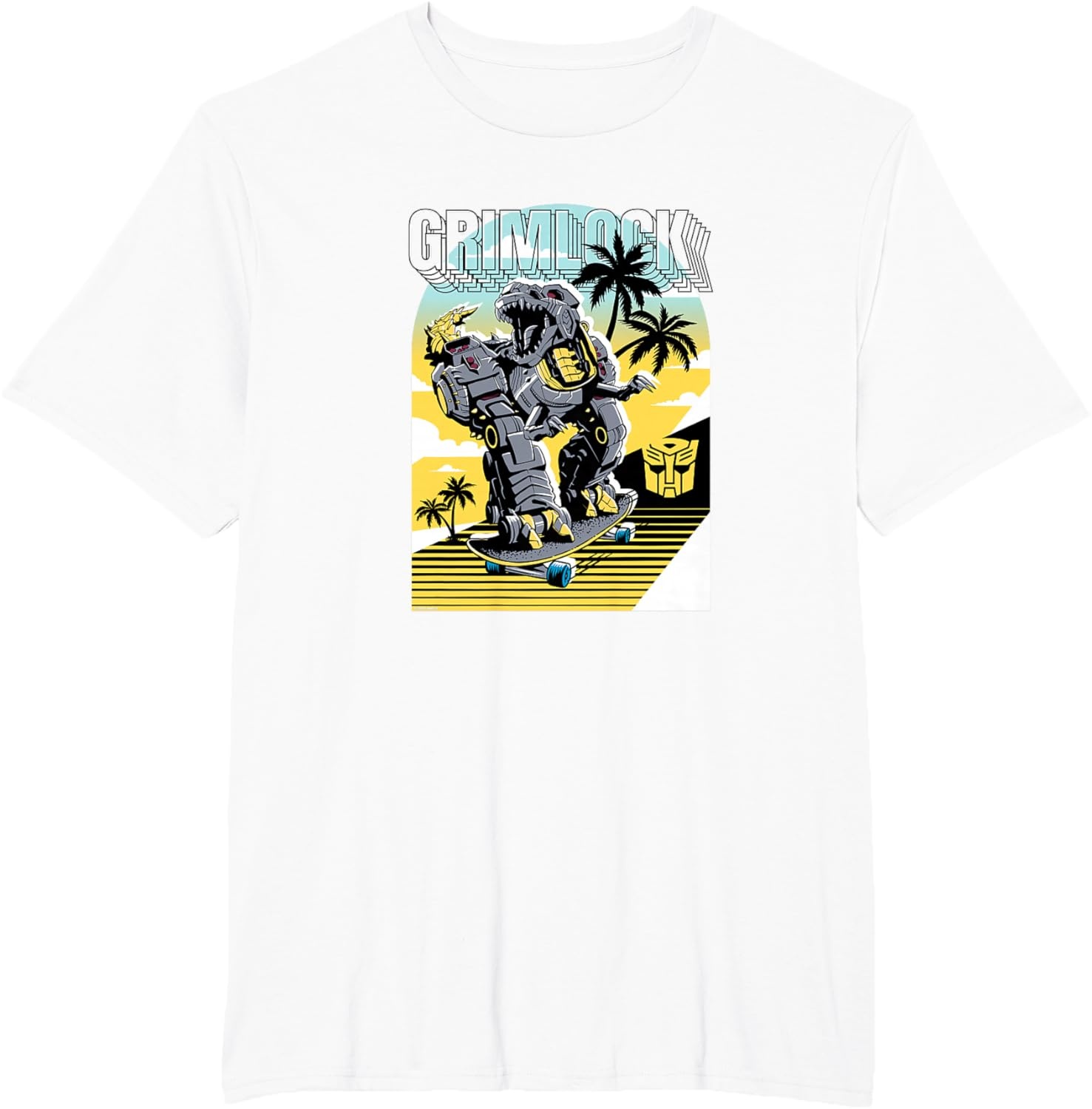 image:imageTransformers Grimlock Skating Portrait TShirtWhite