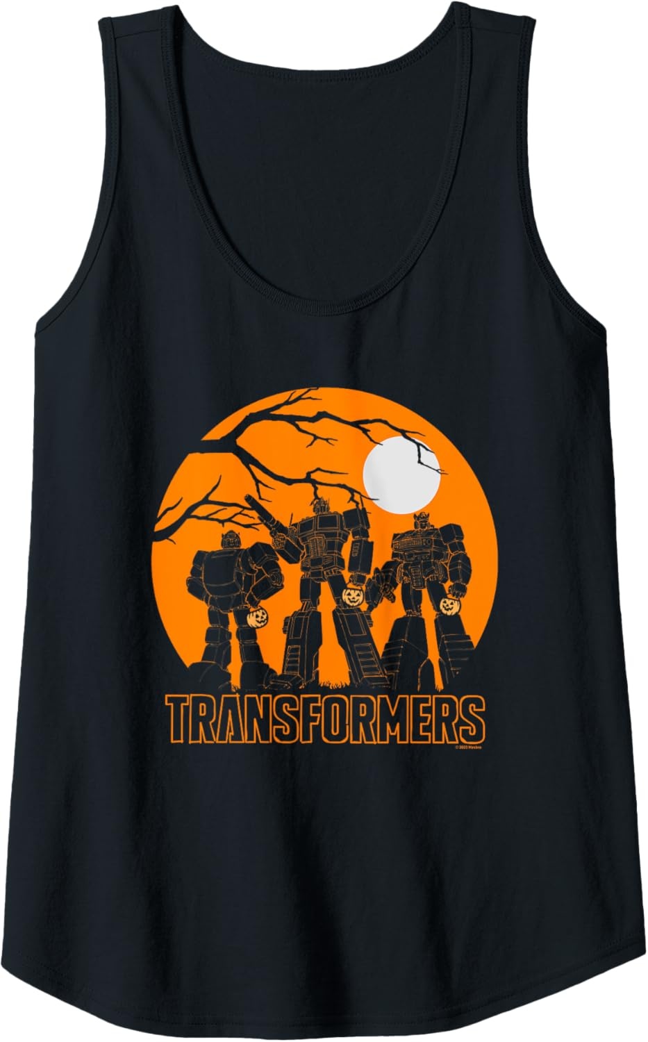 image:imageTransformers Halloween Optimus Haunt Silhouettes Tank TopBlack