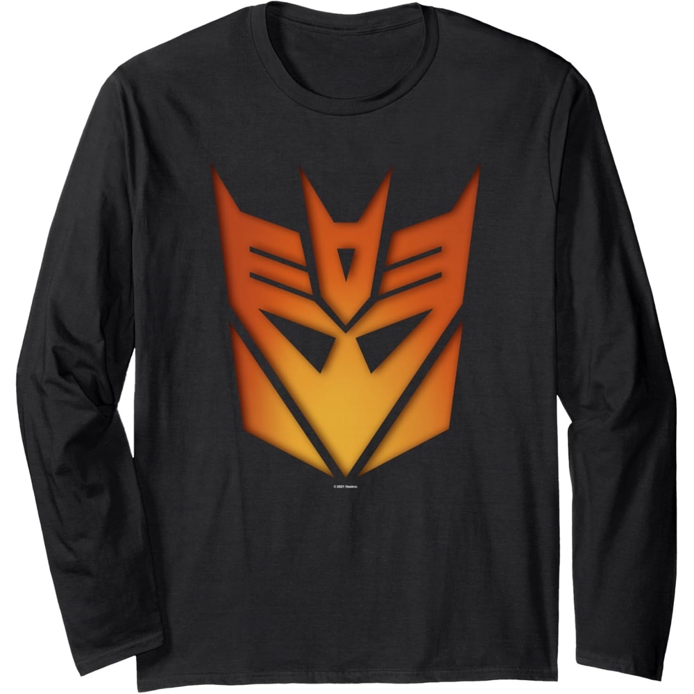 image:imageTransformers Halloween Decepticon Glow Carving Long Sleeve TShirtBlack