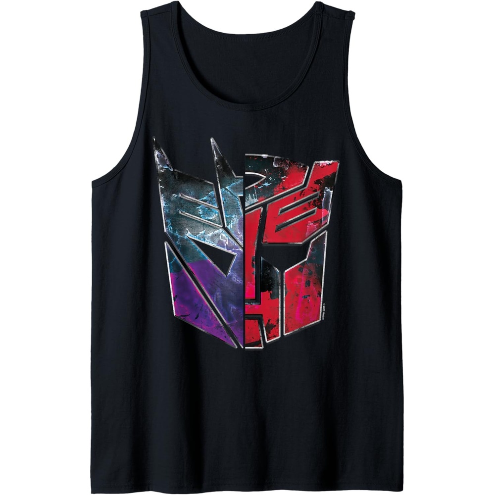 image:imageTransformers War For Cybertron Decepticon Autobot Split Tank TopBlack