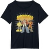 Transformers Autobots Trio Retro Cartoon Group Shot T-Shirt(Black)