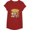Transformers Autobots Trio Retro Cartoon Group Shot T-Shirt(Cranberry Red)