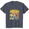 Transformers Autobots Trio Retro Cartoon Group Shot T-Shirt(Heather Blue)