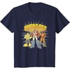 Transformers Autobots Trio Retro Cartoon Group Shot T-Shirt(Navy Blue)