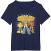 Transformers Autobots Trio Retro Cartoon Group Shot T-Shirt(Navy Blue)