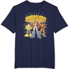 Transformers Autobots Trio Retro Cartoon Group Shot T-Shirt(Navy Blue)