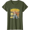 Transformers Autobots Trio Retro Cartoon Group Shot T-Shirt(Olive Green)