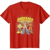 Transformers Autobots Trio Retro Cartoon Group Shot T-Shirt(Red)