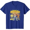 Transformers Autobots Trio Retro Cartoon Group Shot T-Shirt(Royal Blue)