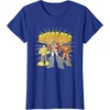 Transformers Autobots Trio Retro Cartoon Group Shot T-Shirt(Royal Blue)