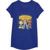 Transformers Autobots Trio Retro Cartoon Group Shot T-Shirt(Royal Blue)