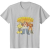 Transformers Autobots Trio Retro Cartoon Group Shot T-Shirt(Silver Grey)