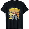 Transformers Autobots Trio Retro Cartoon Group Shot T-Shirt(Black)